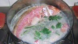 Recepta de cuina de Moll de roca o roger bullit amb all i julivert